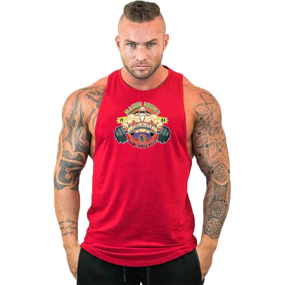 Bodybuilding Cotton Singlets