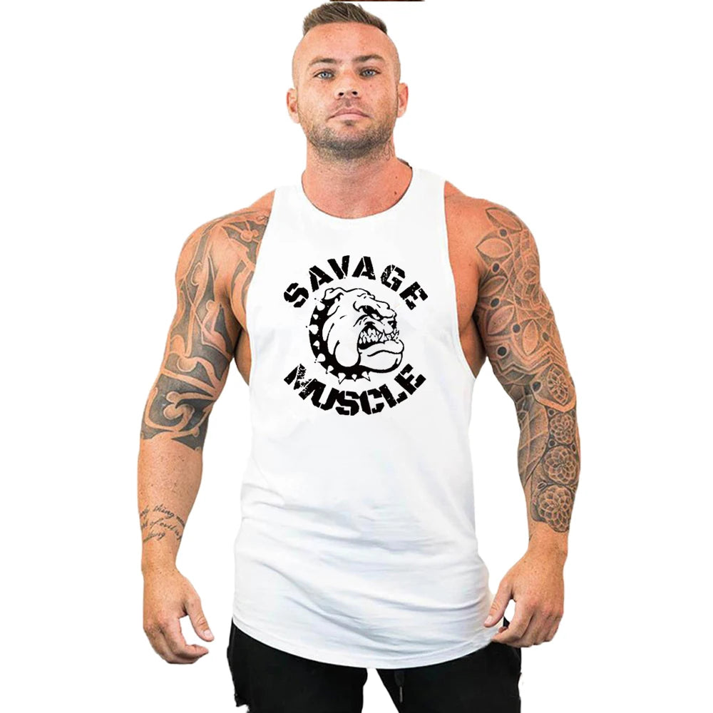 Bodybuilding Cotton Singlets