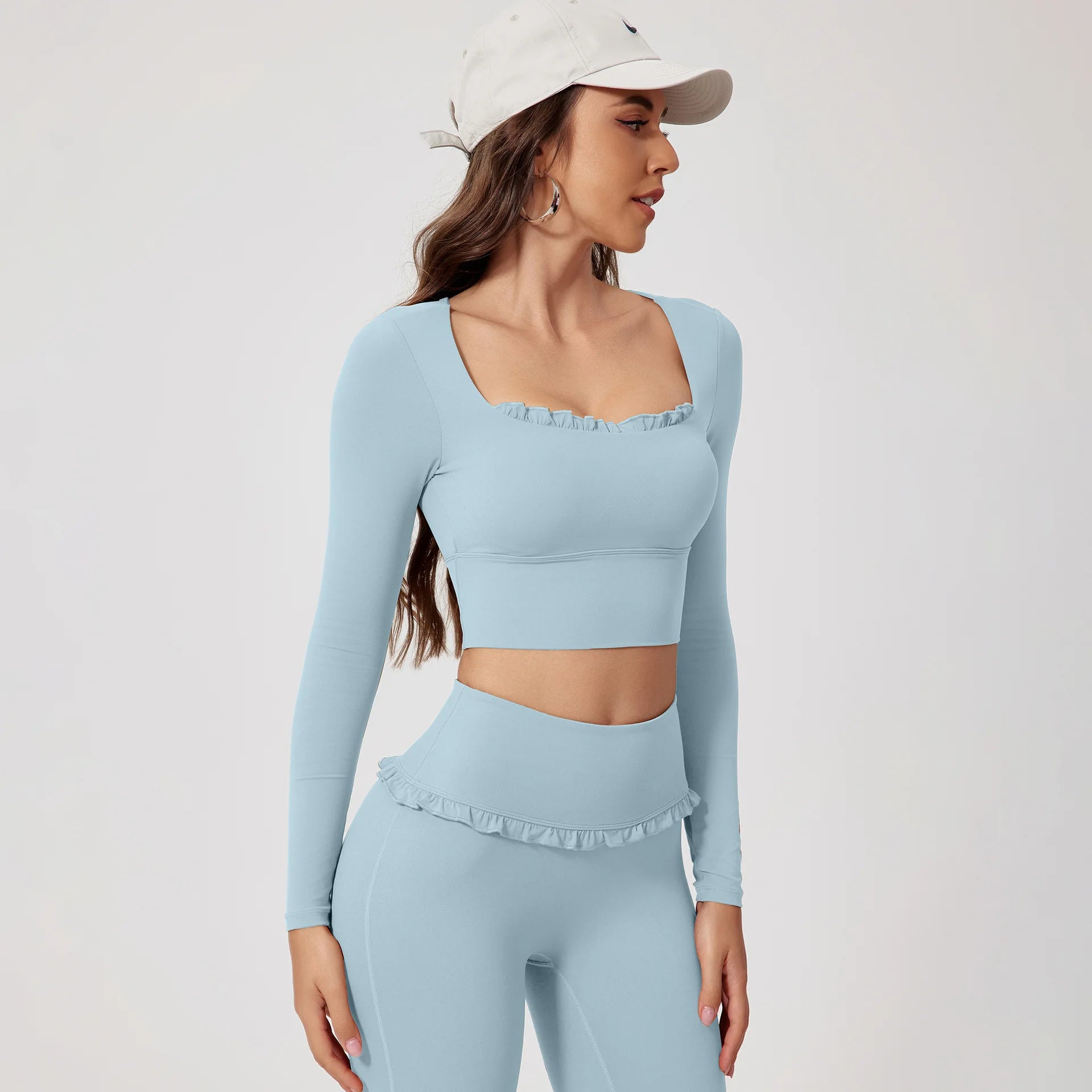 2Pcs Women Gym Yoga Outfit