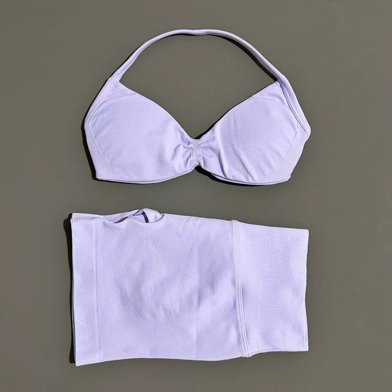 Sculpted Seamless Strappy Performance Set