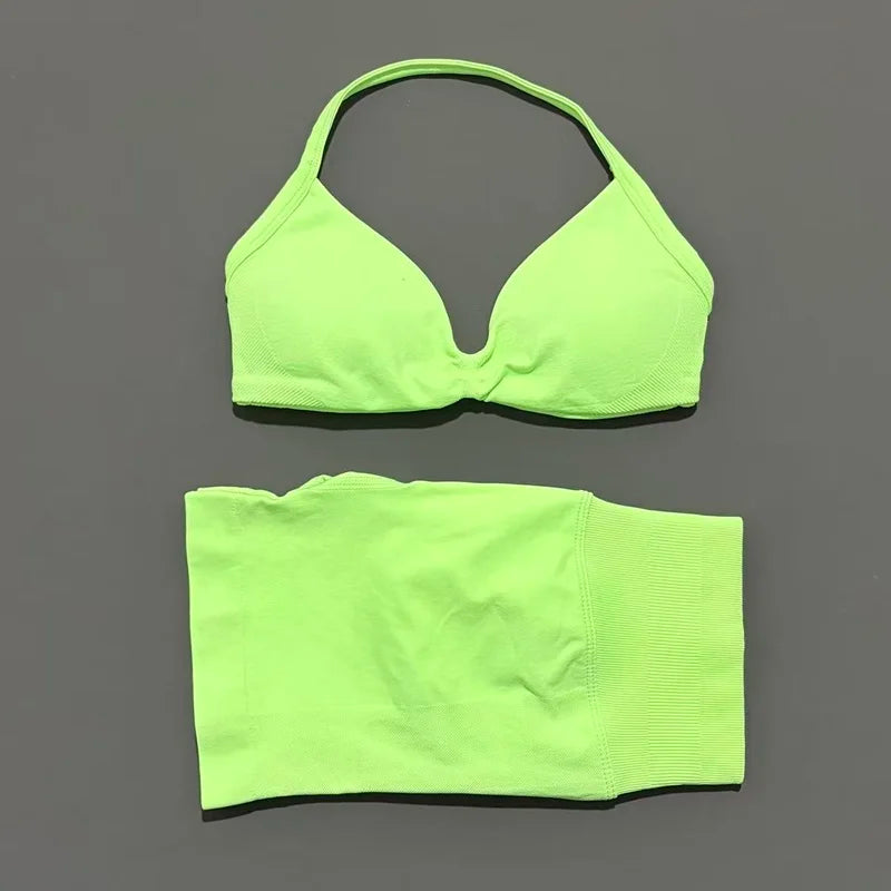 Sculpted Seamless Strappy Performance Set