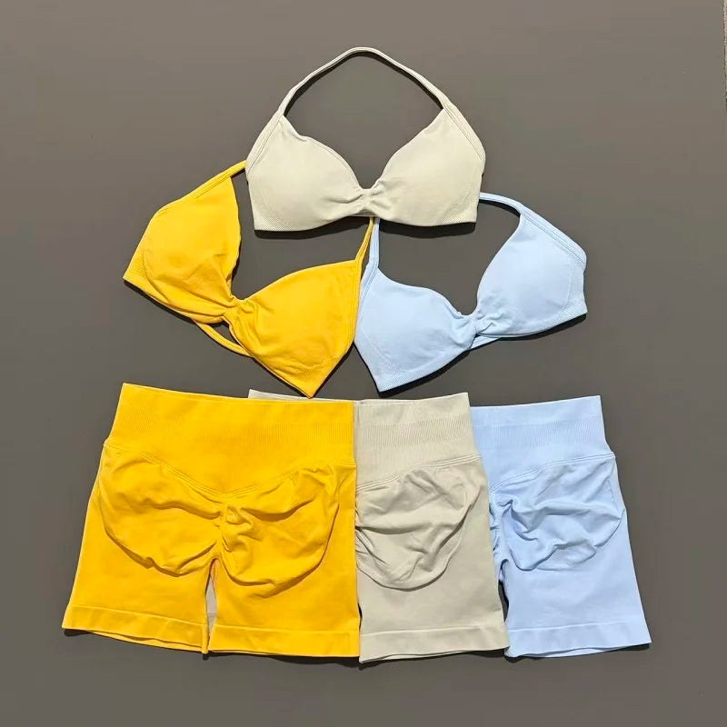 Sculpted Seamless Strappy Performance Set