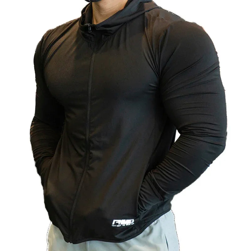 Men's Jacket Zip Hoodie Long Sleeve