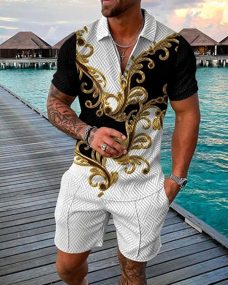 Tracksuit Sports Suit Men Set