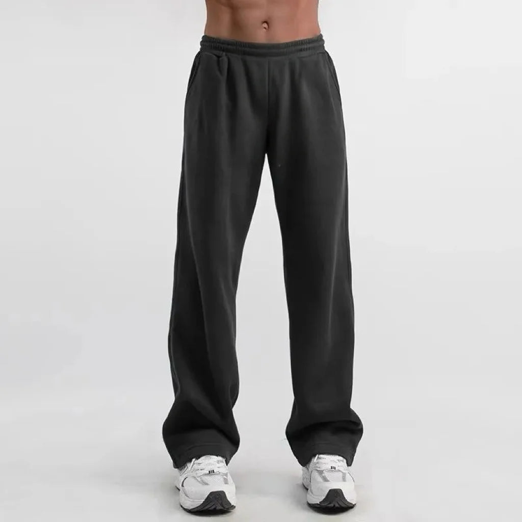 Men's Casual Straight Tube Pants Loose Oversized