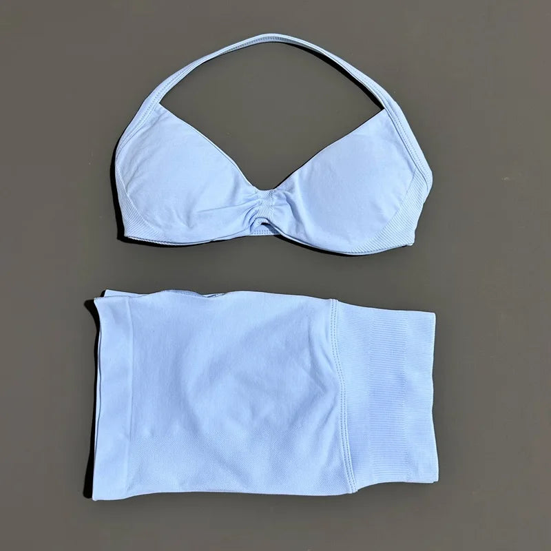 Sculpted Seamless Strappy Performance Set