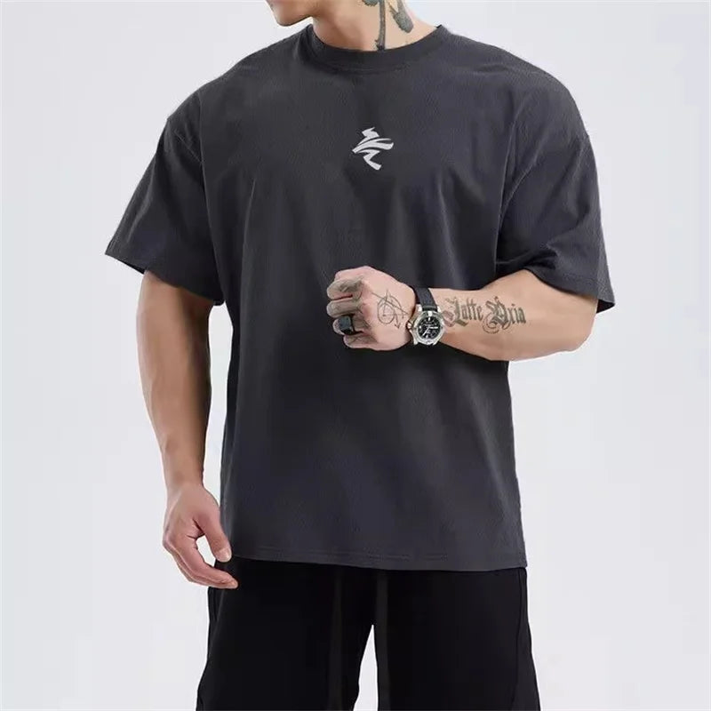 Men Loose oversized short sleeved T-shirt