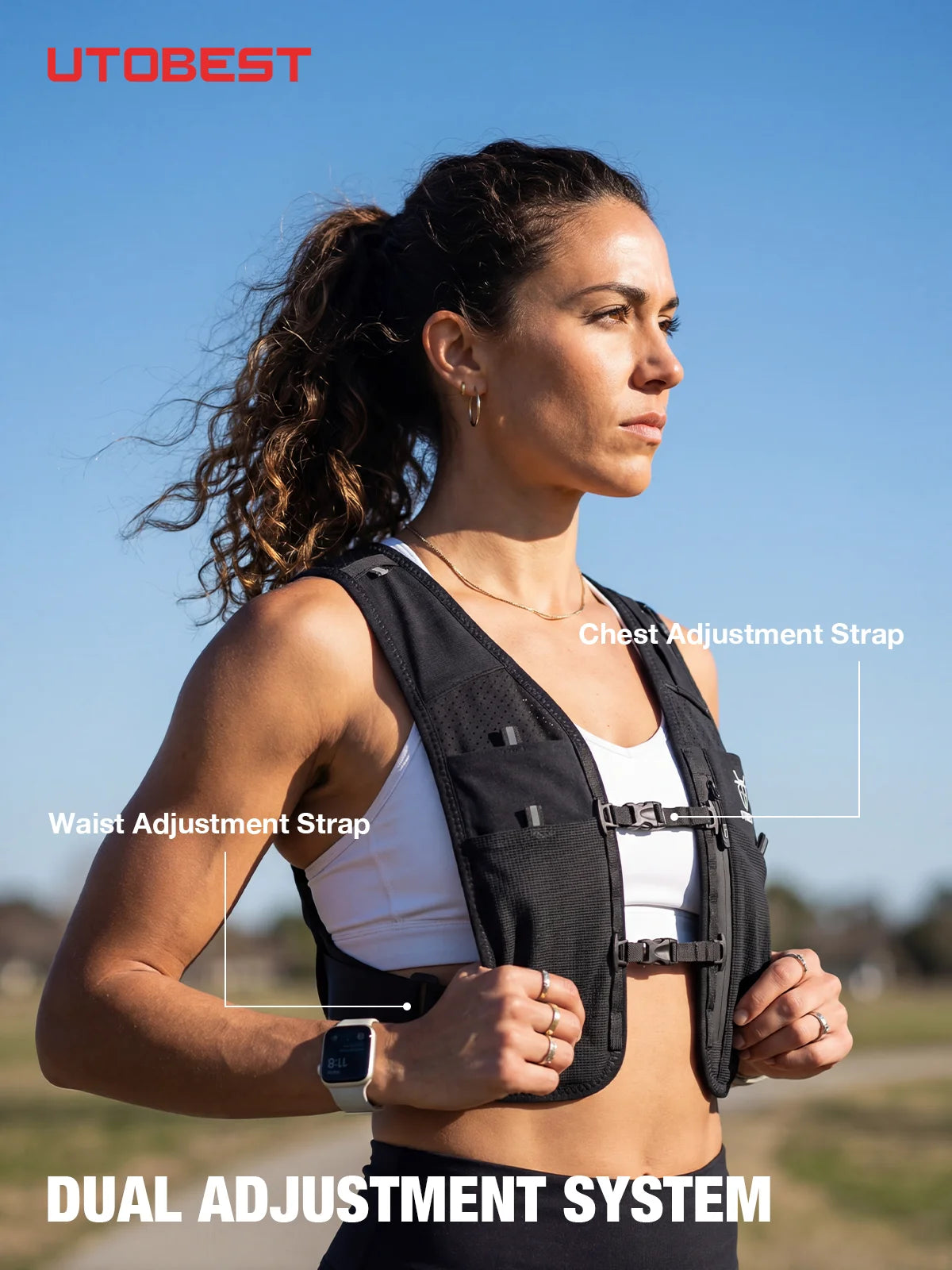 Reflective Running Hydration Vest