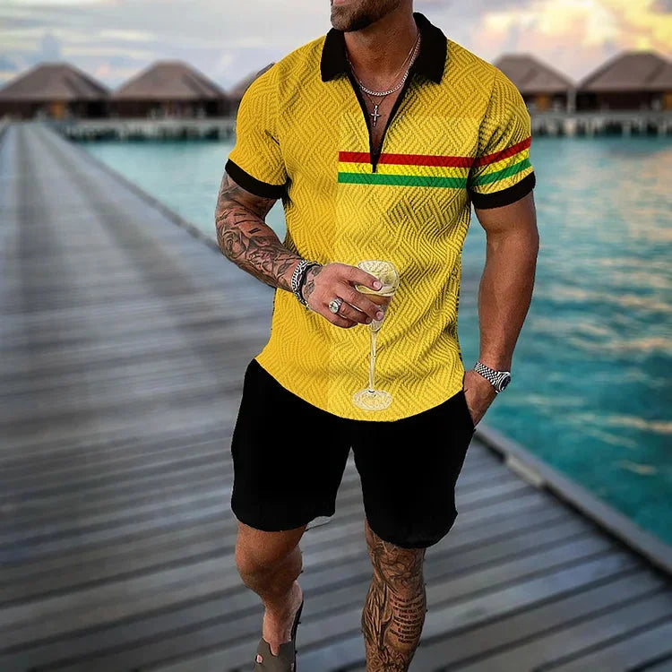 Tracksuit Sports Suit Men Set
