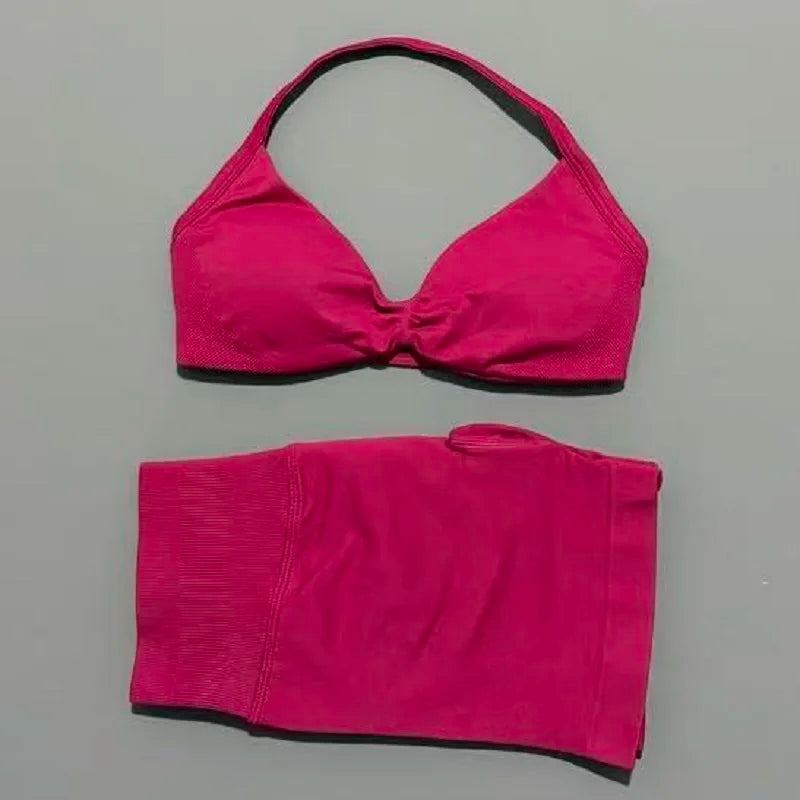 Sculpted Seamless Strappy Performance Set