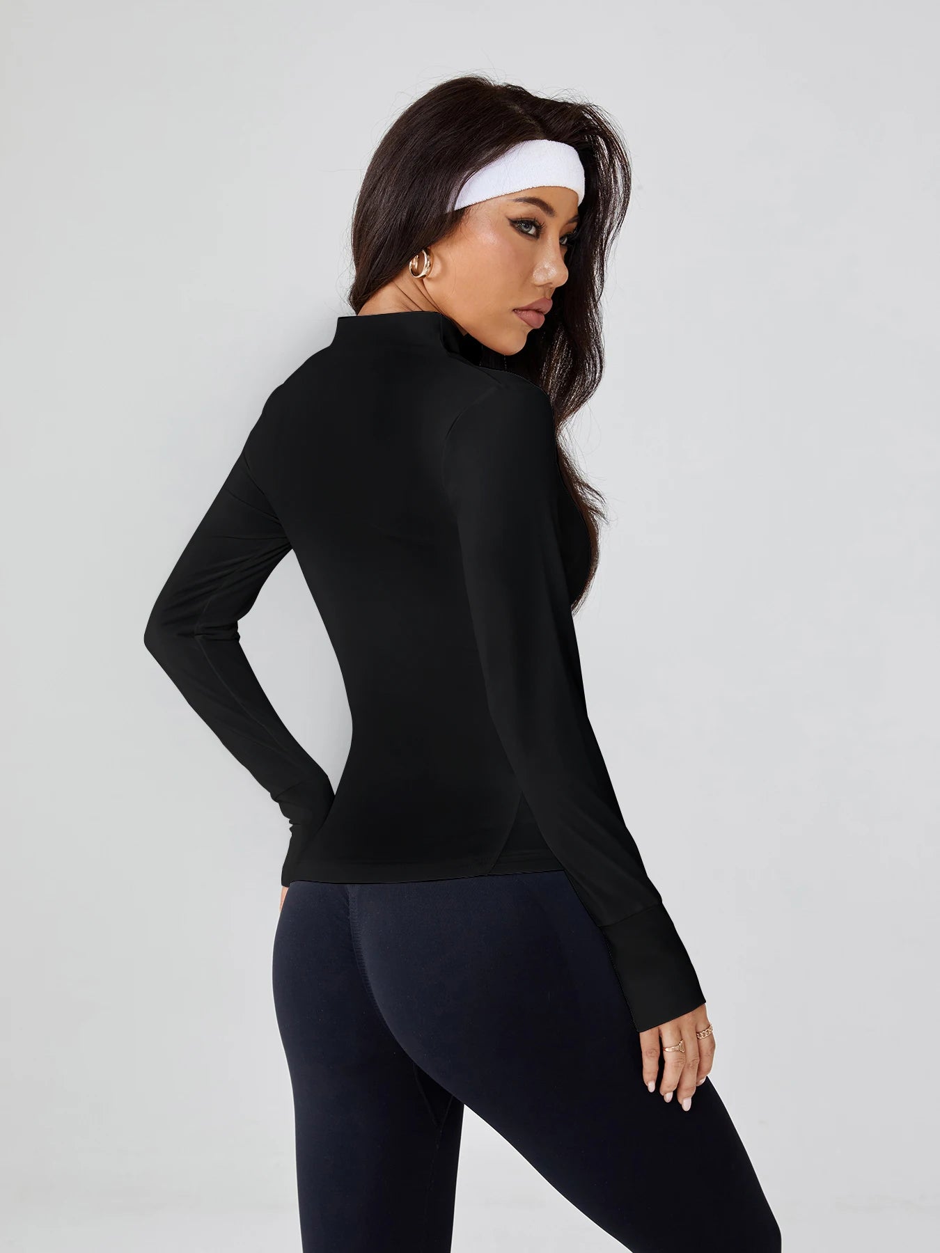 Slim-Fitting Athletic Jacket