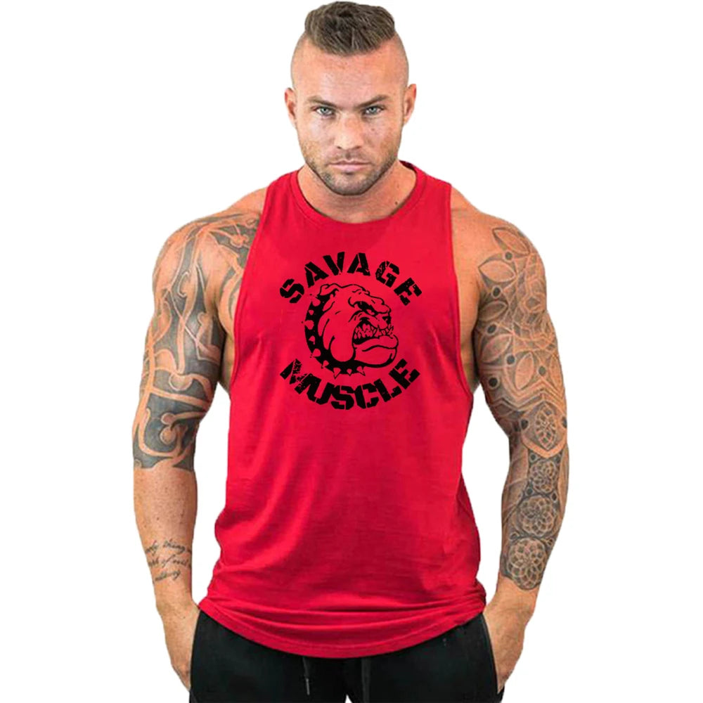 Bodybuilding Cotton Singlets