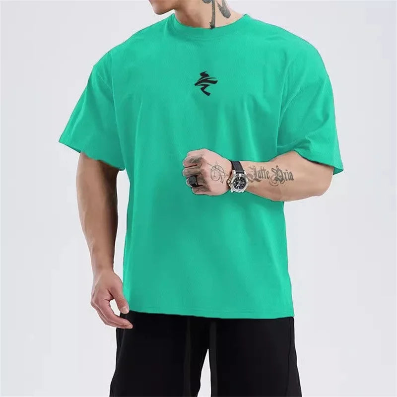 Men Loose oversized short sleeved T-shirt