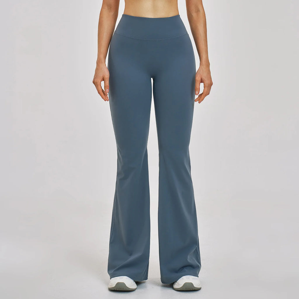 High Waisted Wide Leg Yoga Pants Butt Lift Leggings