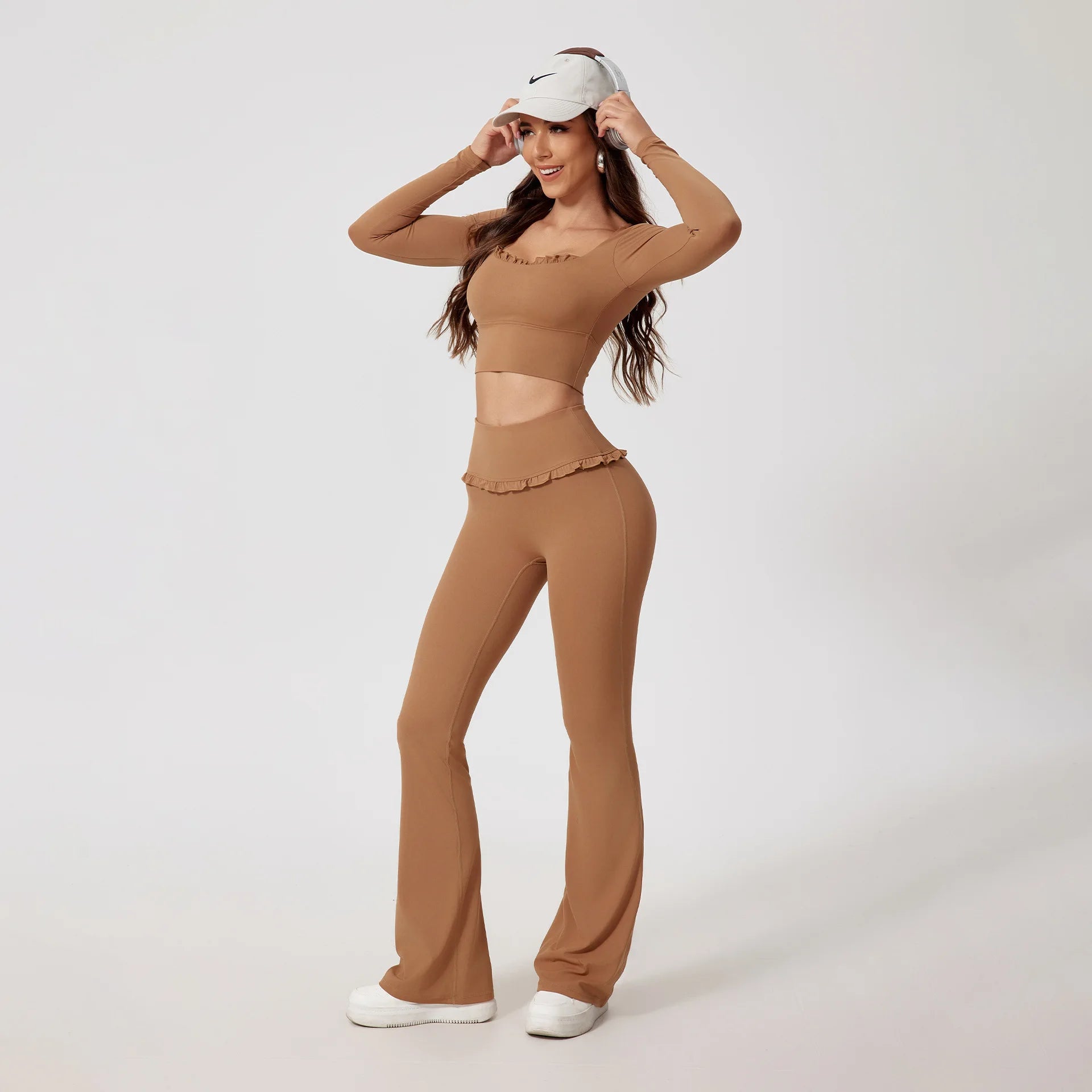 2Pcs Women Gym Yoga Outfit