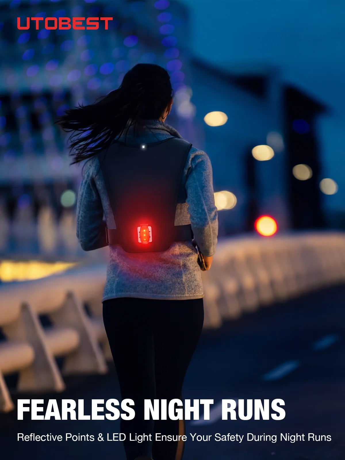 Reflective Running Hydration Vest