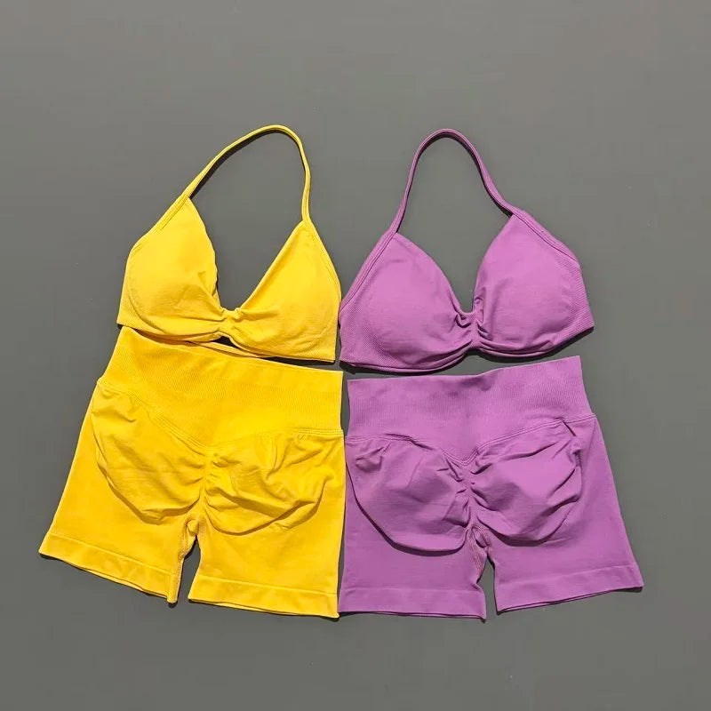 Sculpted Seamless Strappy Performance Set