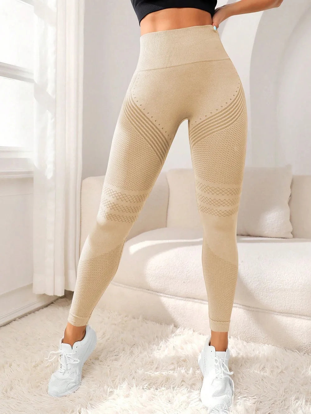 Women High Waist Slimming Cellulite Compression Leggings