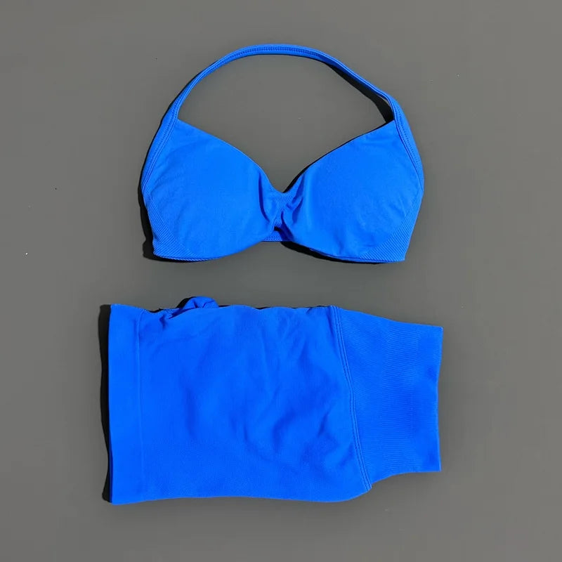 Sculpted Seamless Strappy Performance Set