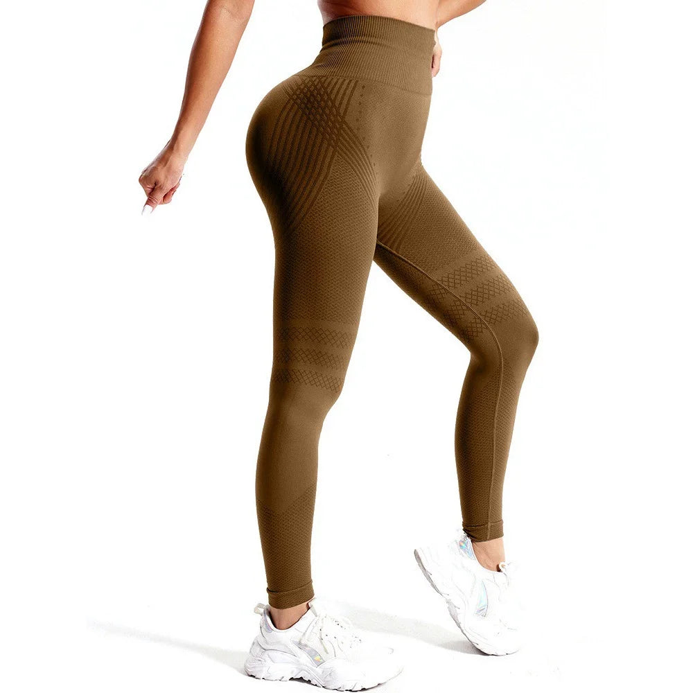 Women High Waist Slimming Cellulite Compression Leggings