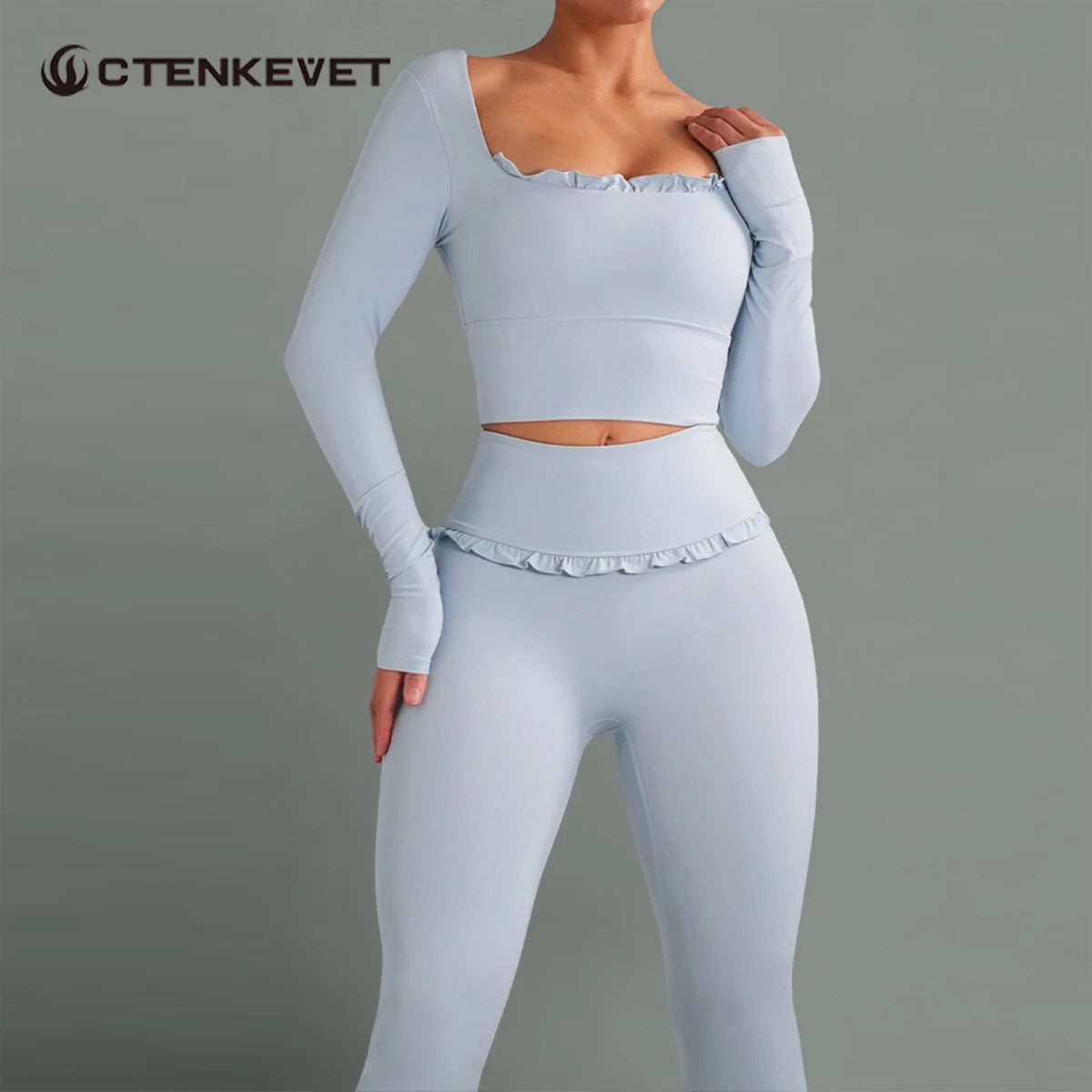 2Pcs Women Gym Yoga Outfit
