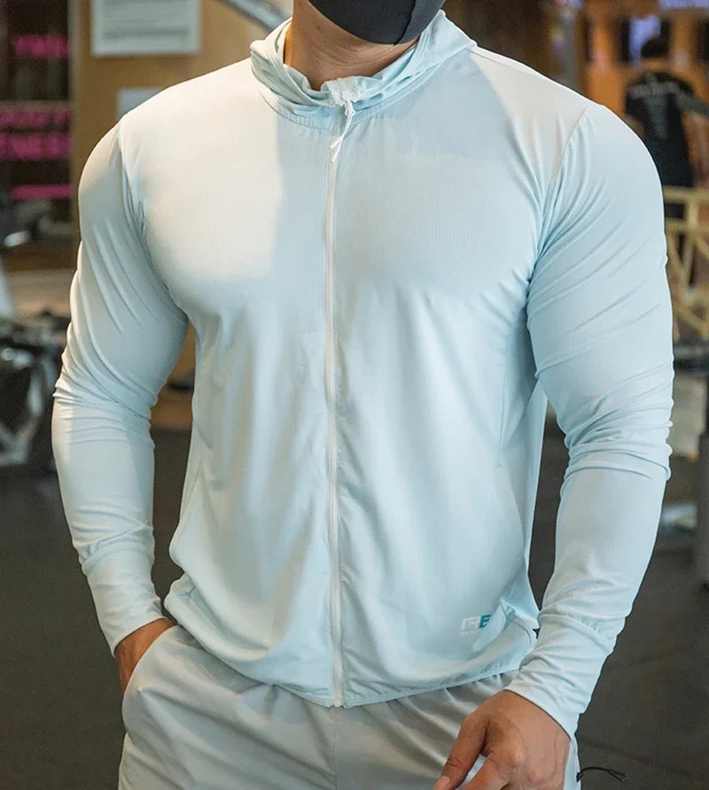 Men's Jacket Zip Hoodie Long Sleeve