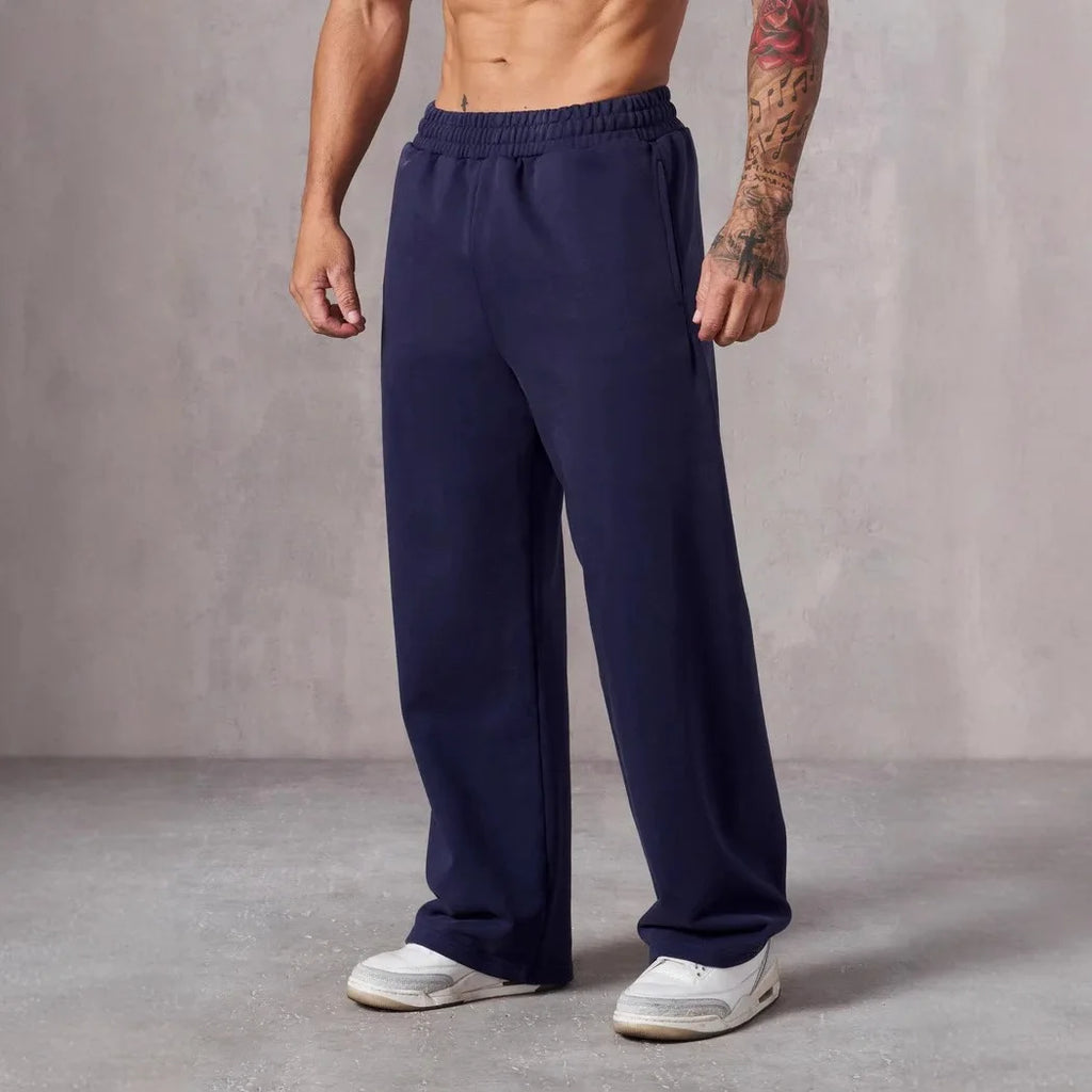 Men's Casual Straight Tube Pants Loose Oversized