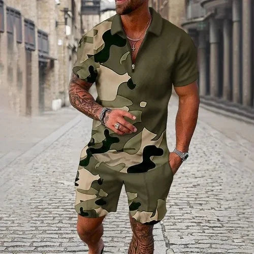 Tracksuit Sports Suit Men Set