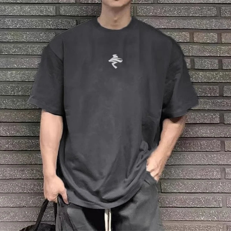 Men Loose oversized short sleeved T-shirt