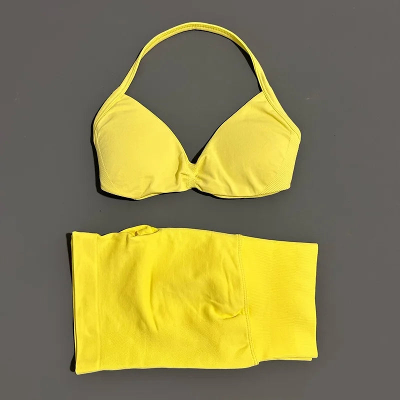 Sculpted Seamless Strappy Performance Set
