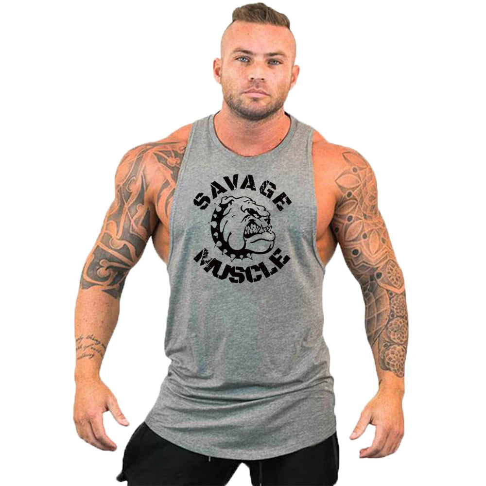 Bodybuilding Cotton Singlets