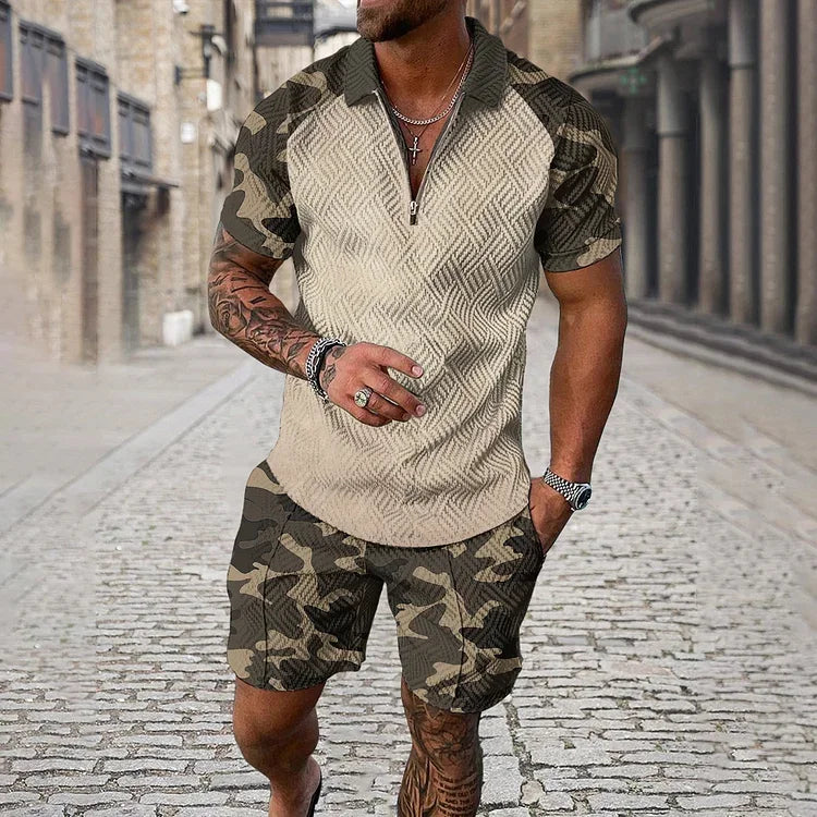 Tracksuit Sports Suit Men Set