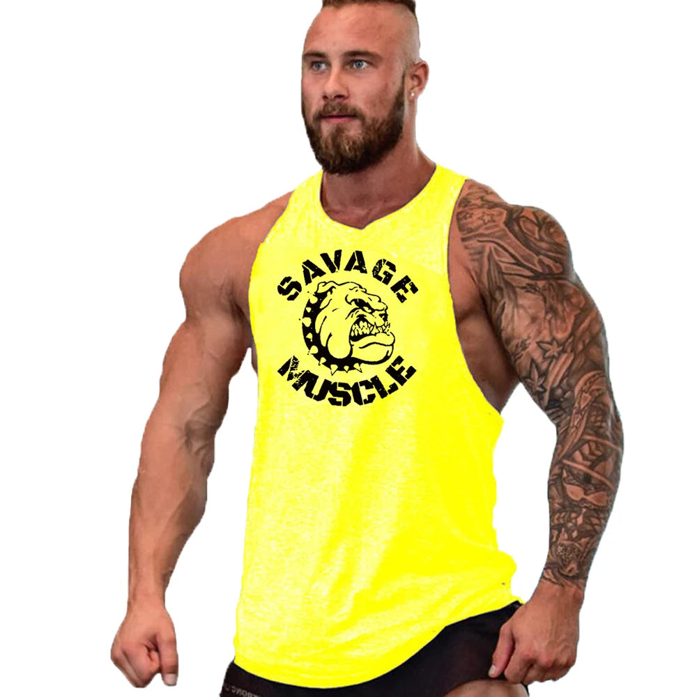 Bodybuilding Cotton Singlets