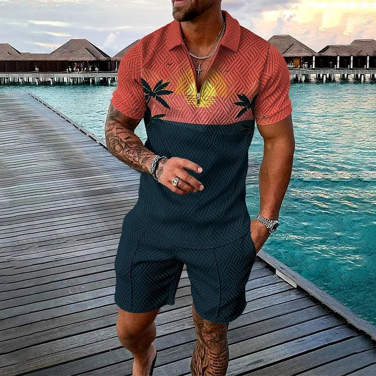 Tracksuit Sports Suit Men Set
