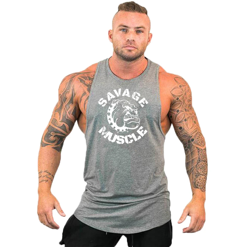 Bodybuilding Cotton Singlets
