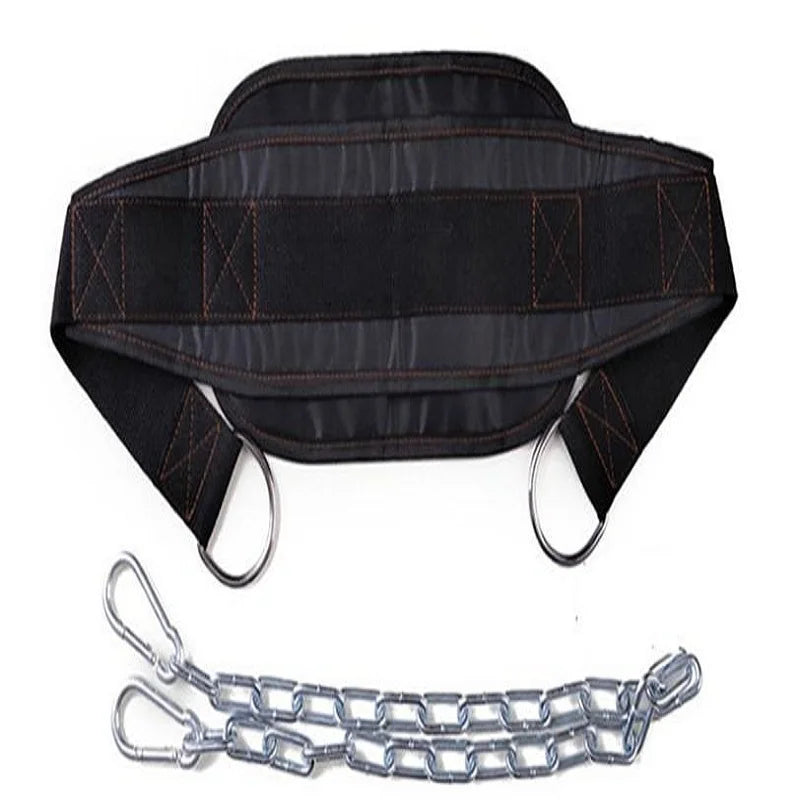 Thicker Metal Chain Weightlifting Dip Belt Pull-up Gym Equipment