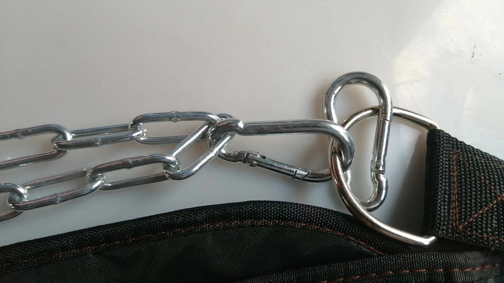 Thicker Metal Chain Weightlifting Dip Belt Pull-up Gym Equipment