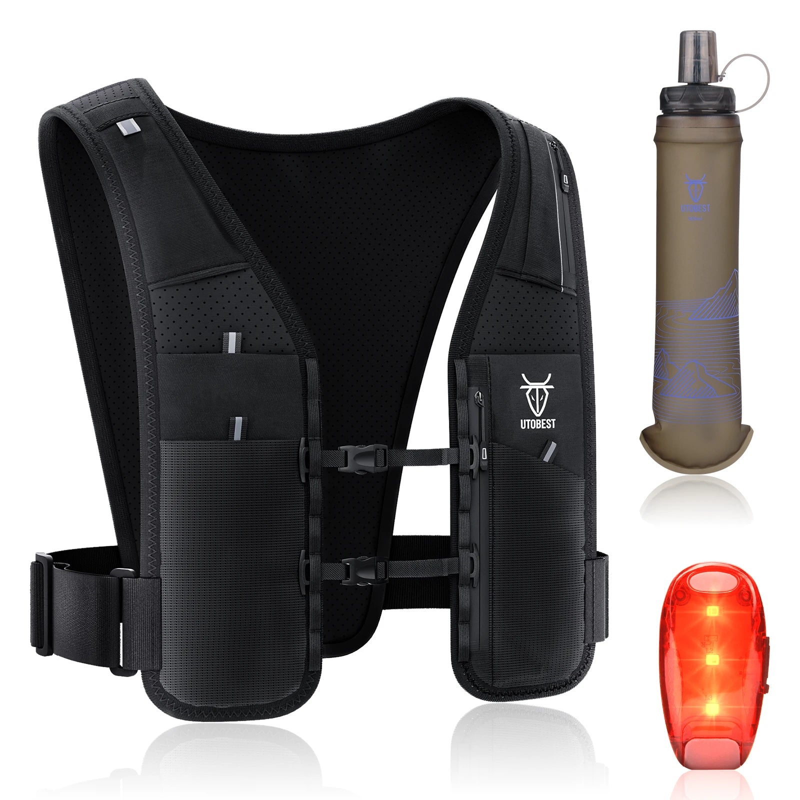 Reflective Running Hydration Vest