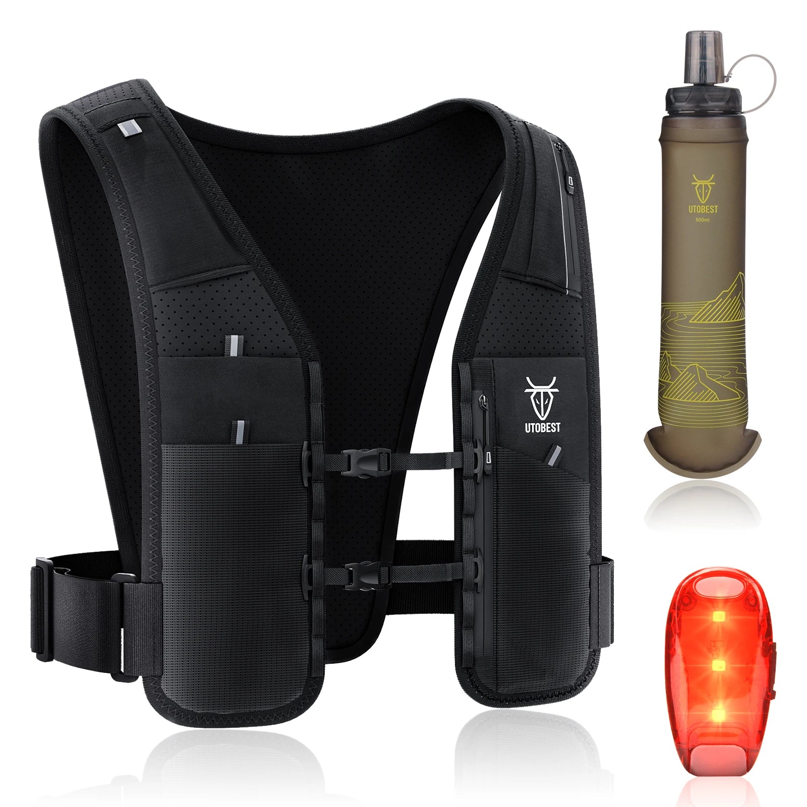 Reflective Running Hydration Vest