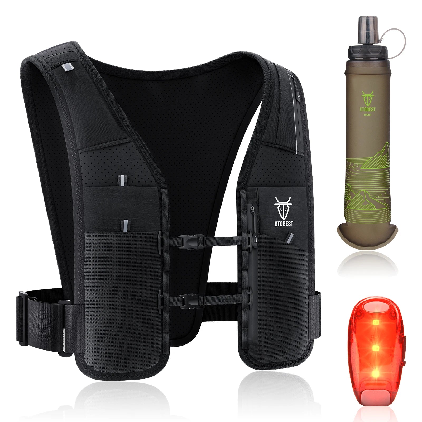 Reflective Running Hydration Vest