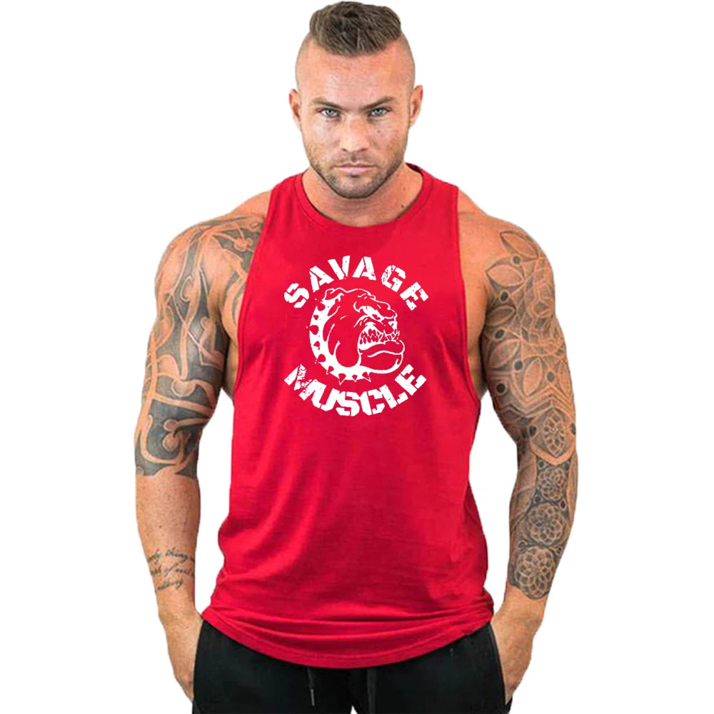 Bodybuilding Cotton Singlets