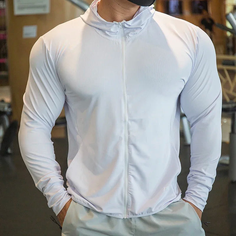 Men's Jacket Zip Hoodie Long Sleeve