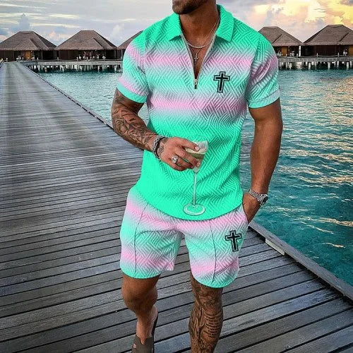 Tracksuit Sports Suit Men Set