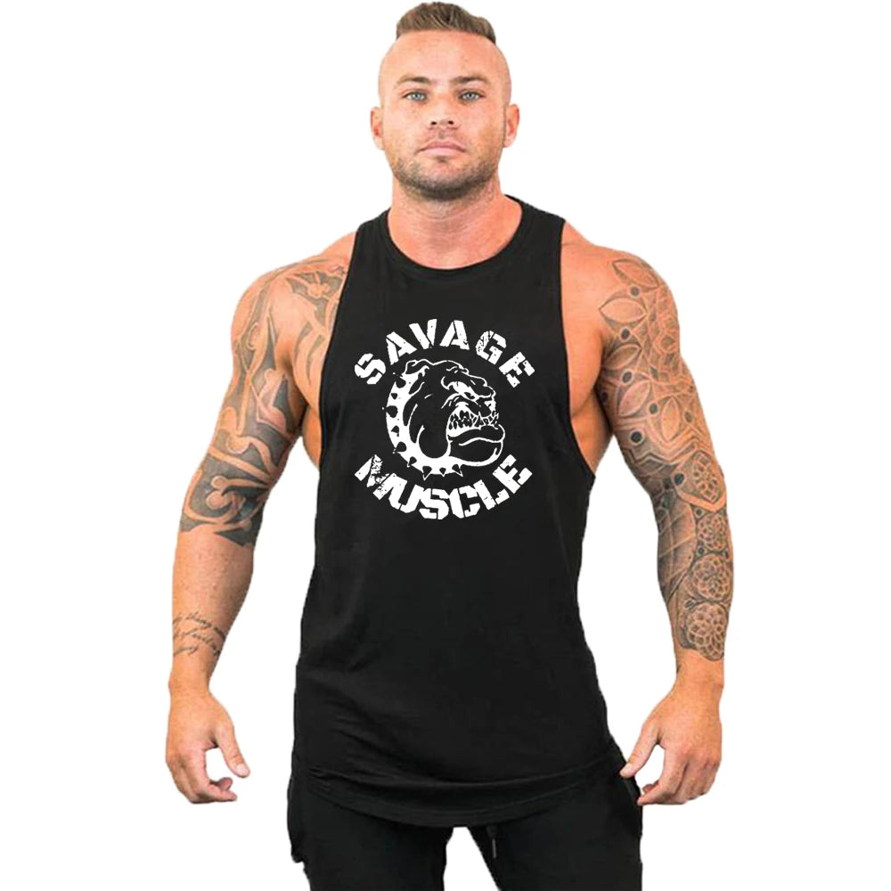 Bodybuilding Cotton Singlets