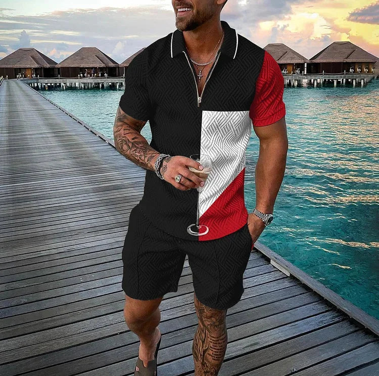Tracksuit Sports Suit Men Set