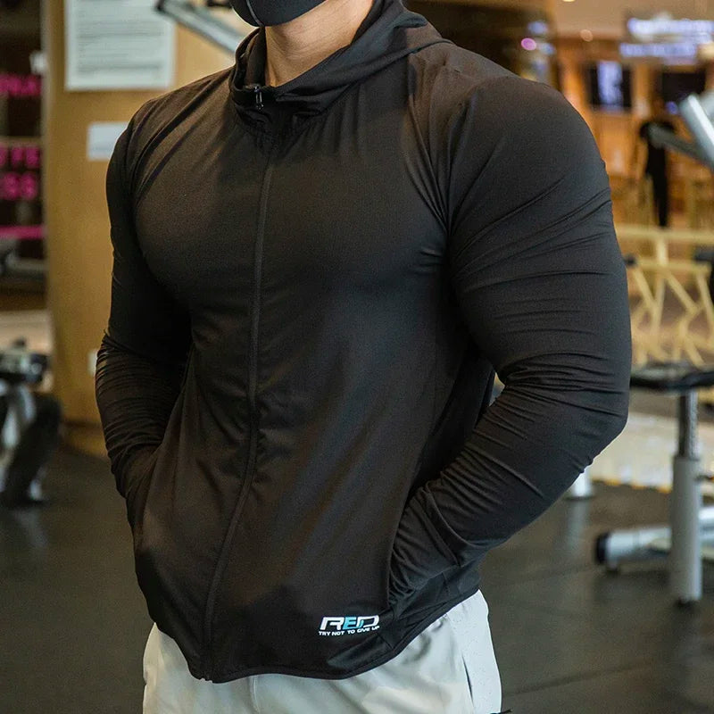 Men's Jacket Zip Hoodie Long Sleeve