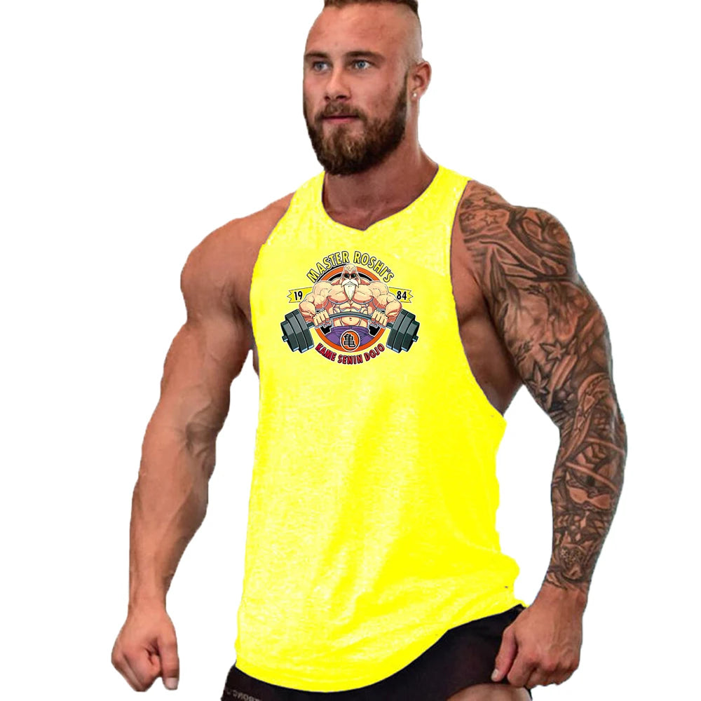Bodybuilding Cotton Singlets