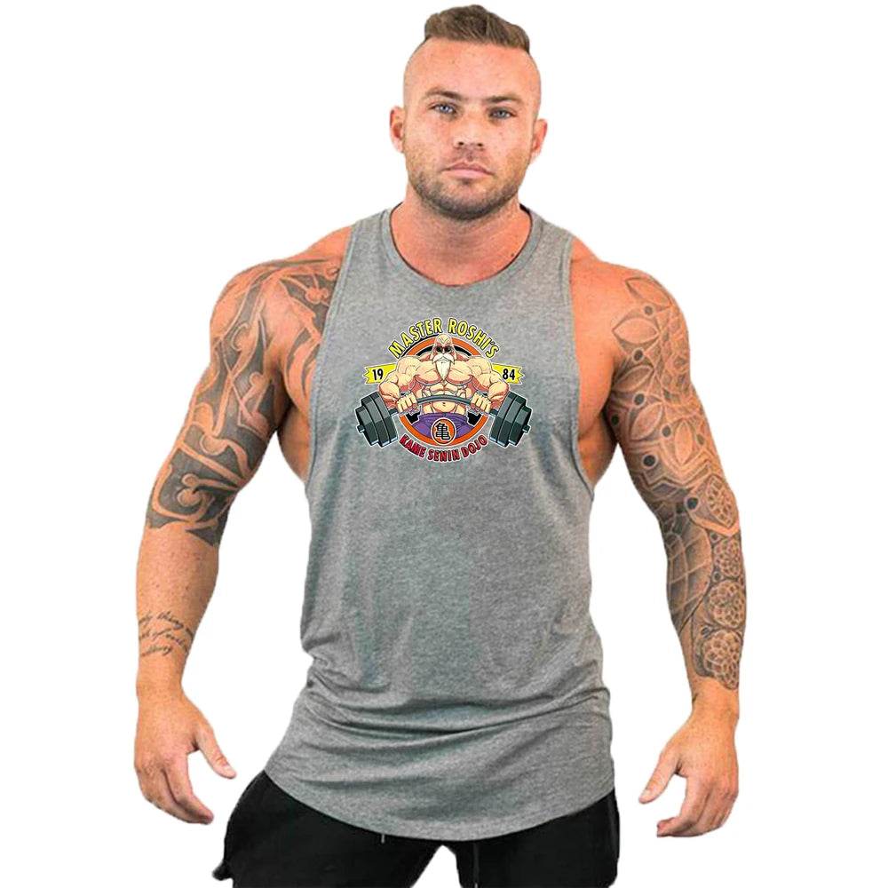 Bodybuilding Cotton Singlets